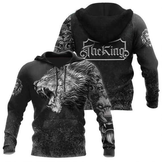 Unisex Hoodie All Over Print Lion Gifts King Lion Tattoo All Over Printed Us Unisex Size Hoodie