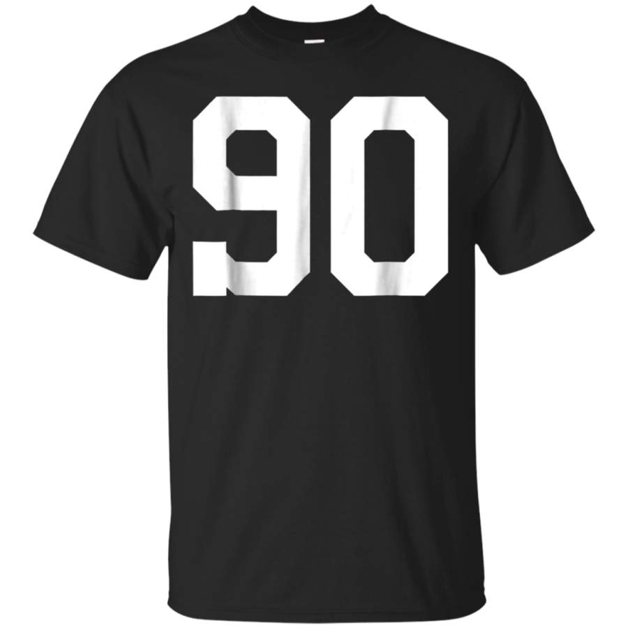 AGR 90 Sports Jersey Number T-Shirt for Team Fan Player Coach