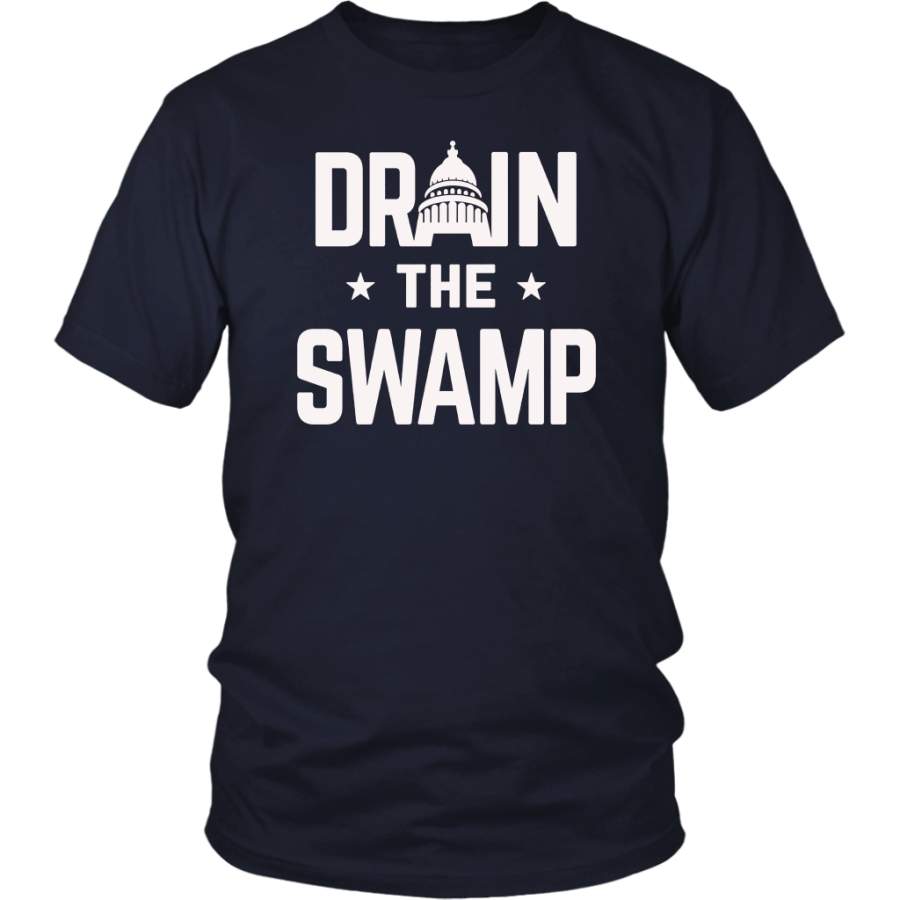 Drain the Swamp Shirt with Gator – Vintage Look