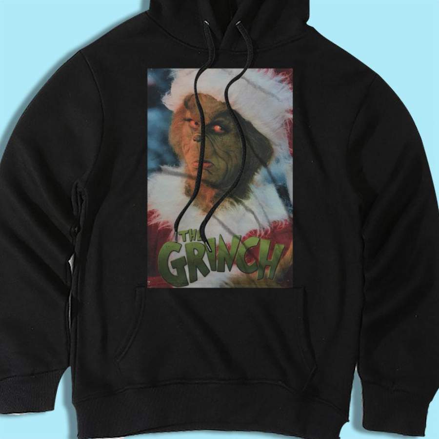 The Grinch Jim Carrey How The Grinch Stole Christmas Men’S Hoodie