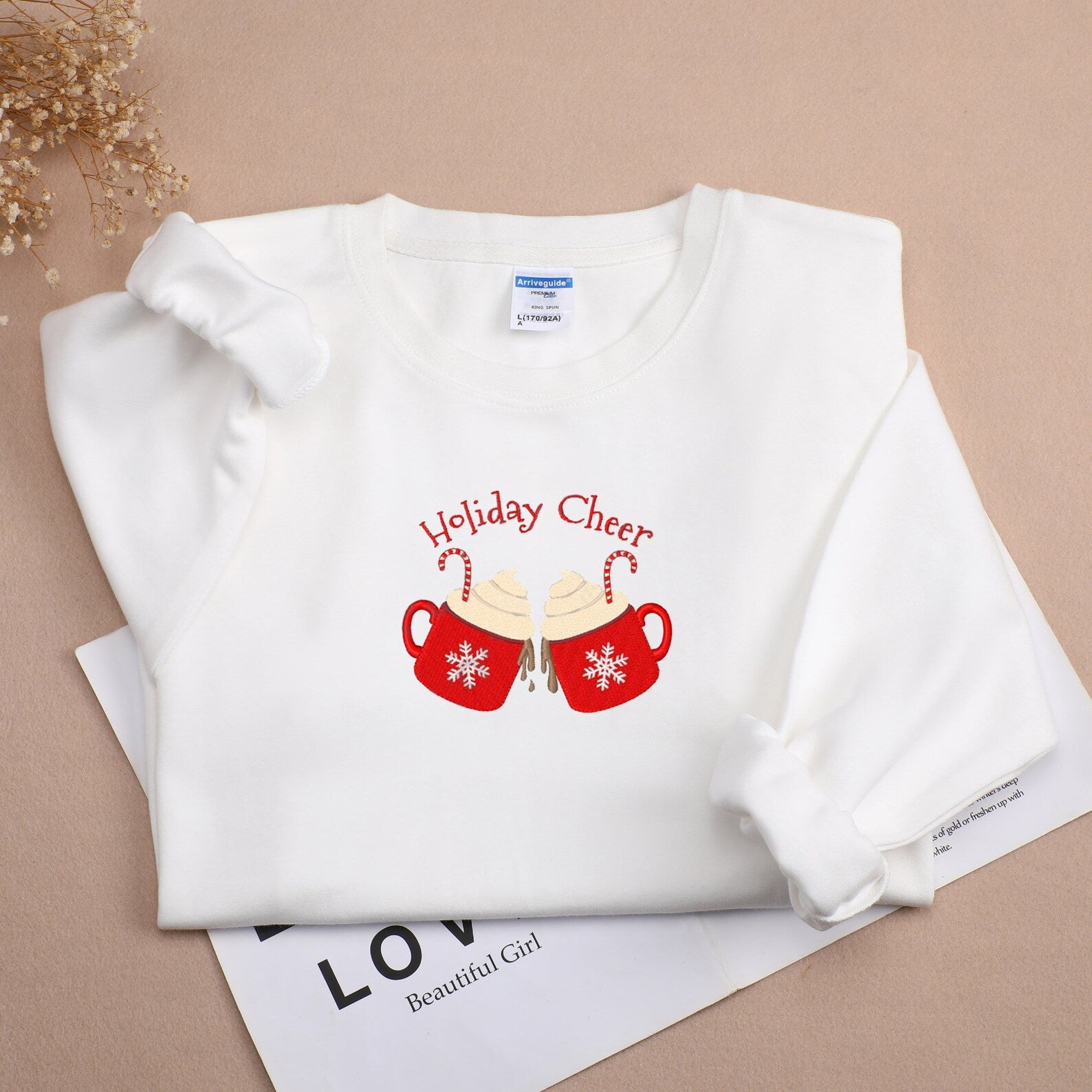 Christmas Embroidered Halloween Sweatshirt 2D Crewneck Sweatshirt All Over Print Sweatshirt For Women Sweatshirt For Men Sws3530