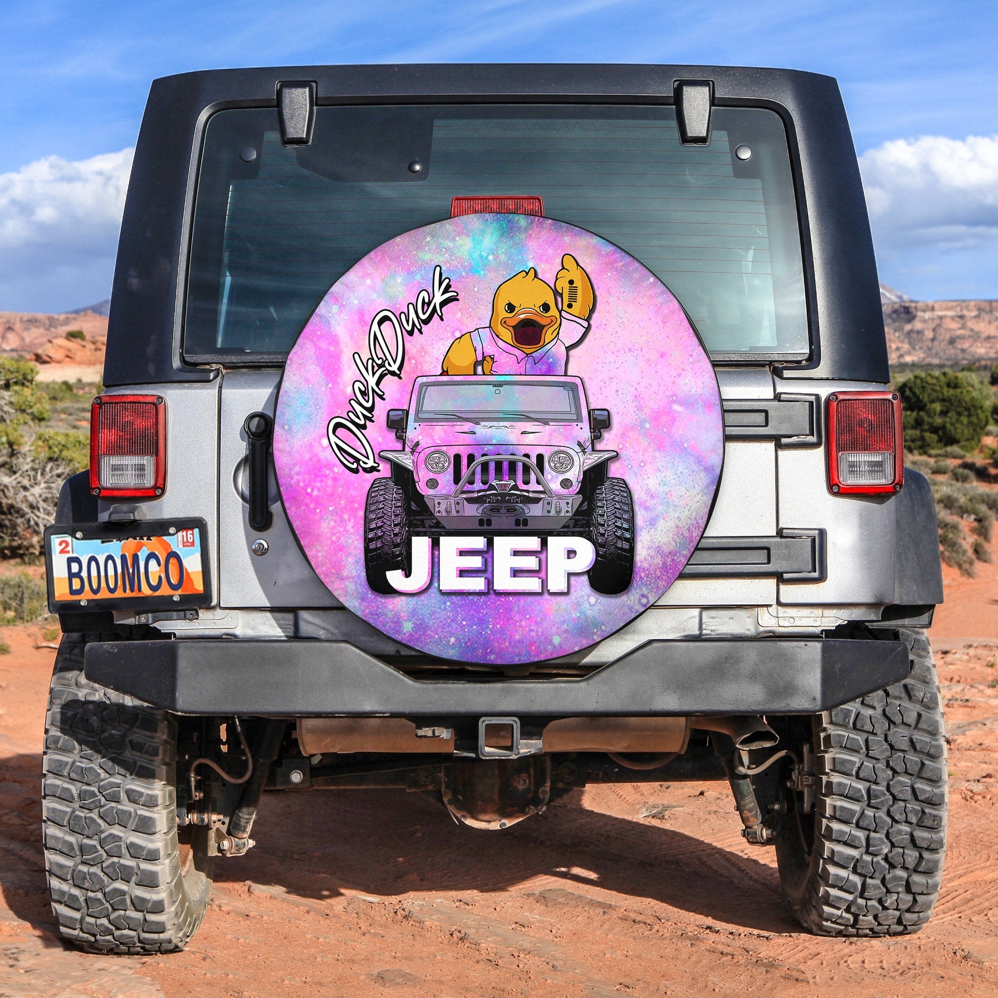 Duckduck Jeep Spare Tire Cover Colorful Style No.4 Lt6