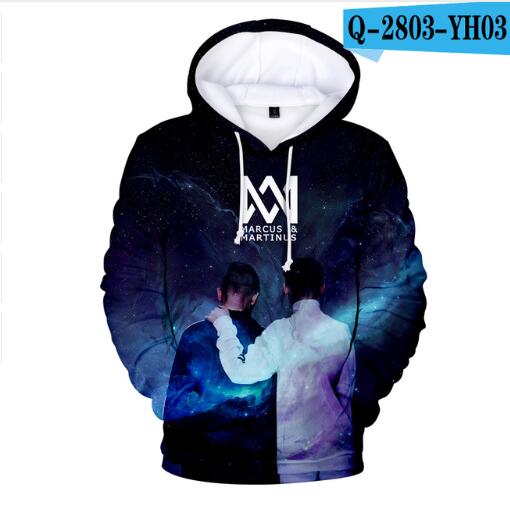 3D Printed Marcus and Martinus Music Hooded Sweatshirt Hoodies