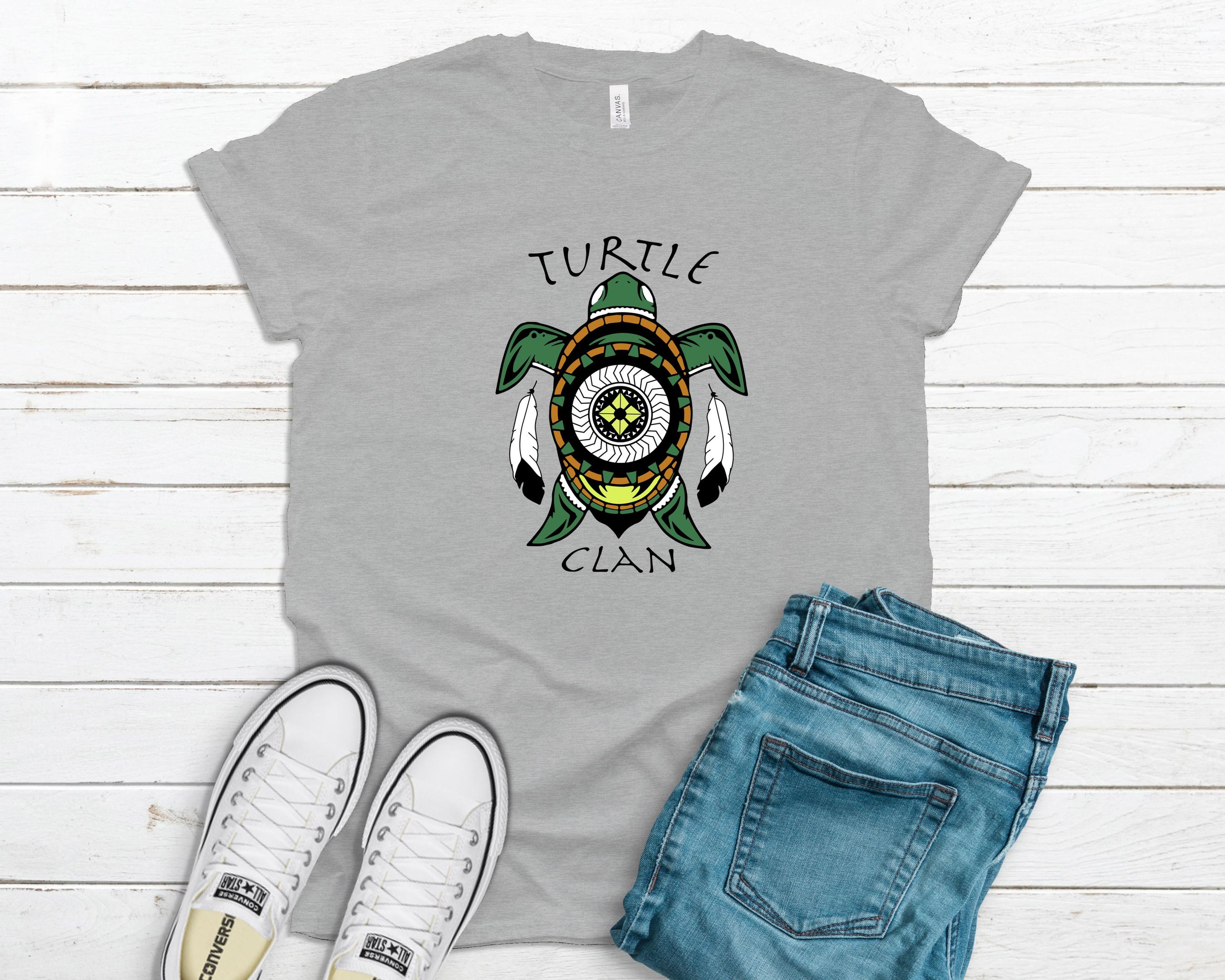 Turtle Clan Shirt, Native Shirt, Native Pride Shirt, Ndn Shirt