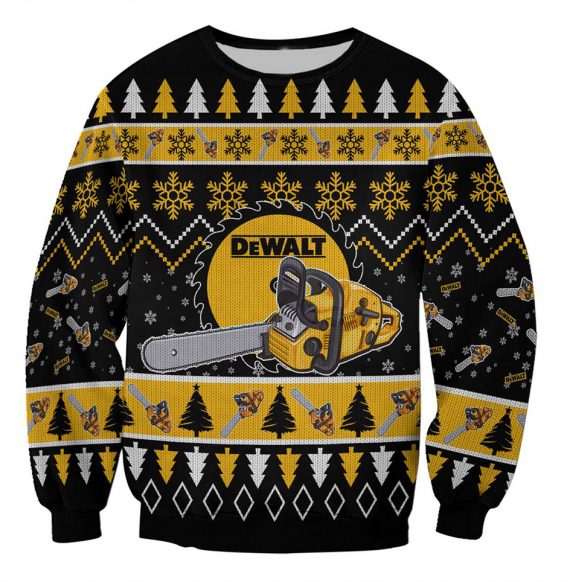 Gift For Dewalt Lover Dewalt Ugly Christmas Sweater Hg