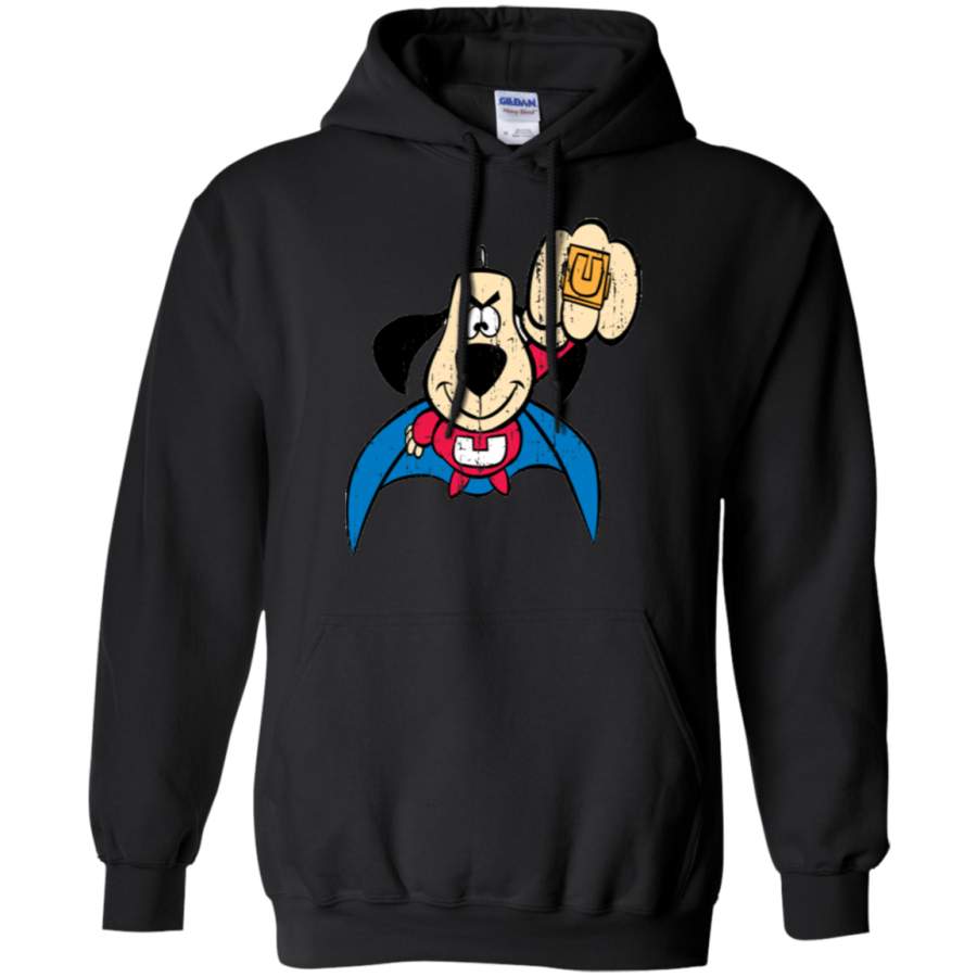 AGR Underdog Best Retro Cartoon Character Aged Look Gift Hoodie