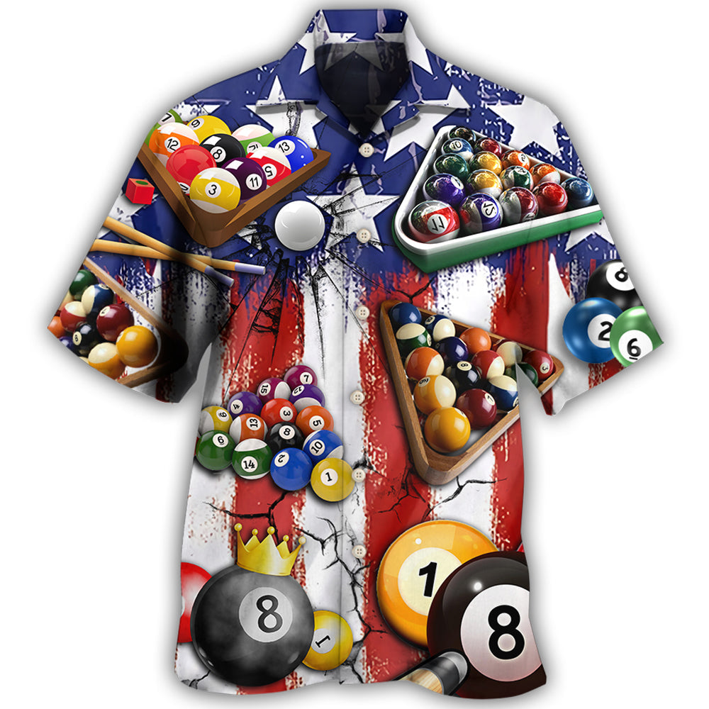 Billiard Independence Day Hawaii Shirt Ha29669