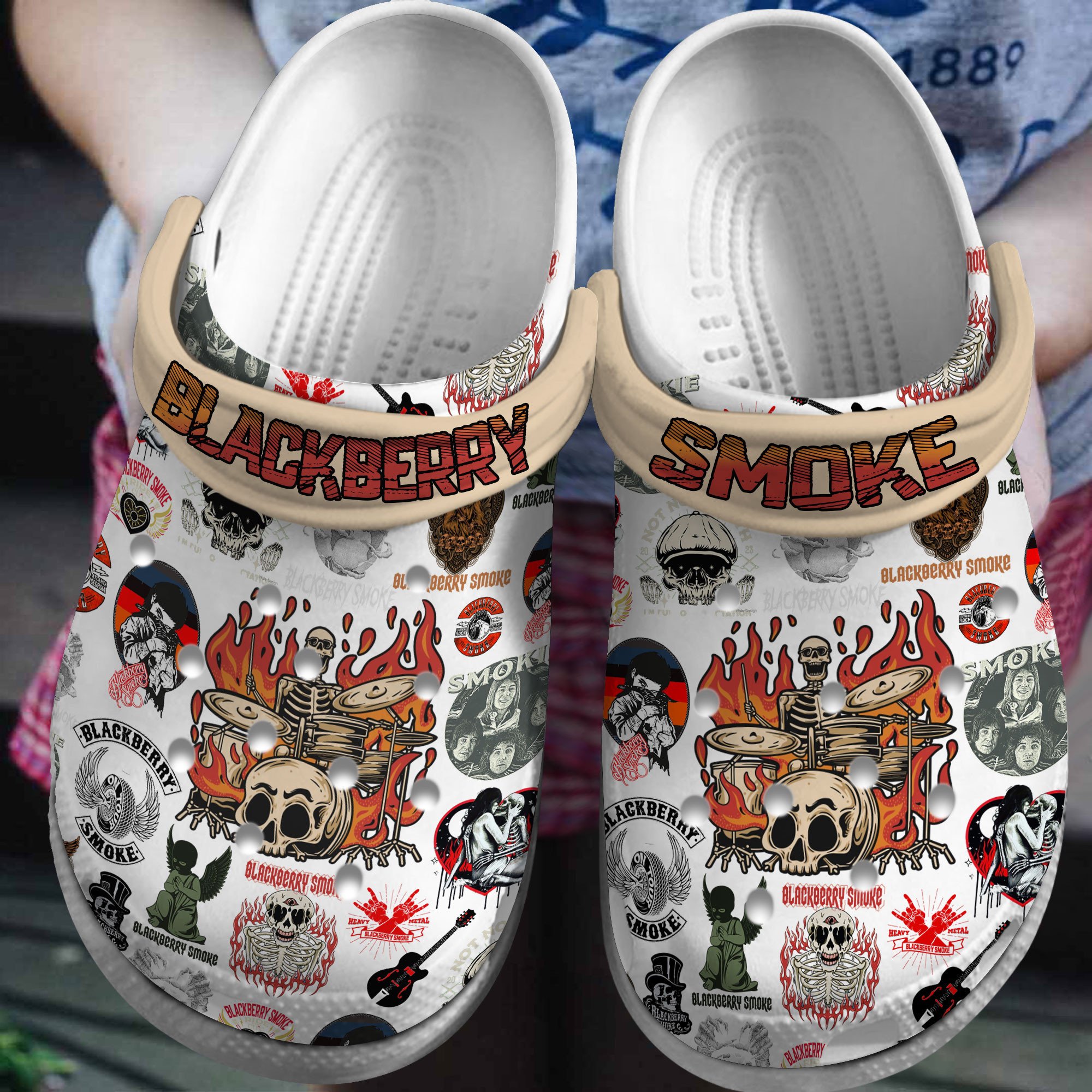 Blackberry Smoke Music Crocs Crocband Clogs Shoes Comfortable For Men Women and Kids