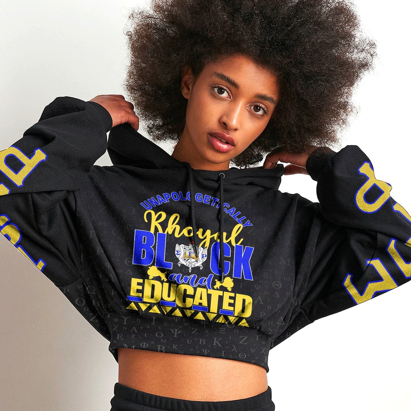 Wonder Print Shop Hoodie – Sigma Gamma Rho Croptop Hoodie