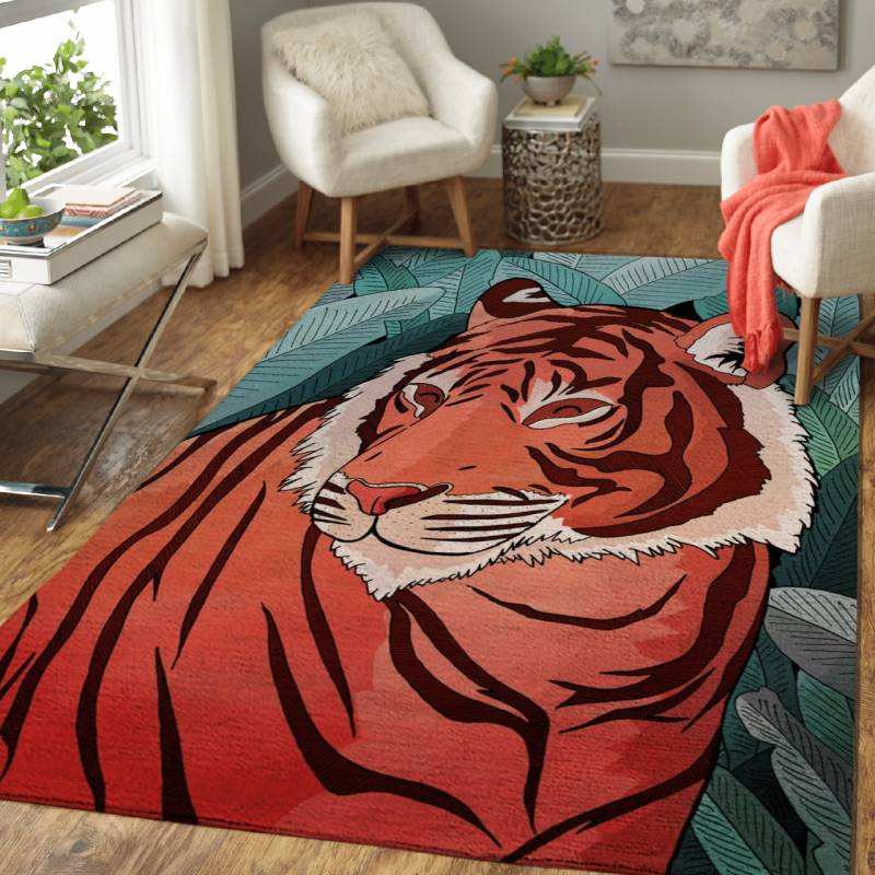 Tiger in the jungle – Animals Area Rug Carpet