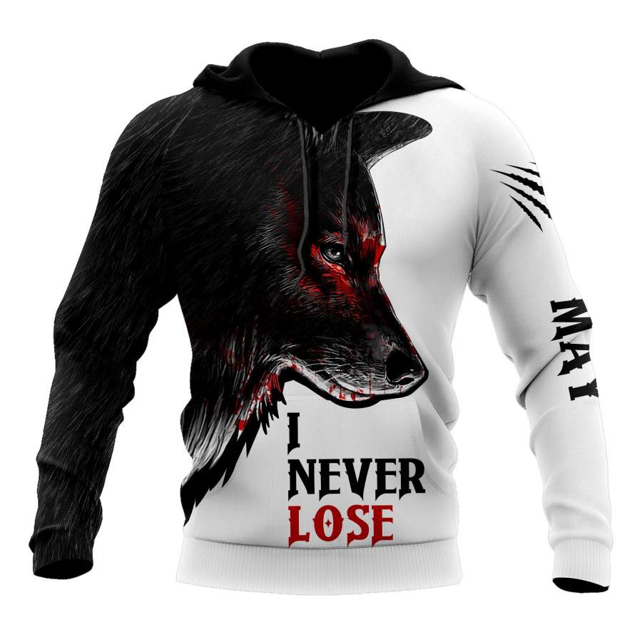 Wolf – May Guy Never Lose 3D All Over Printed Unisex Shirts