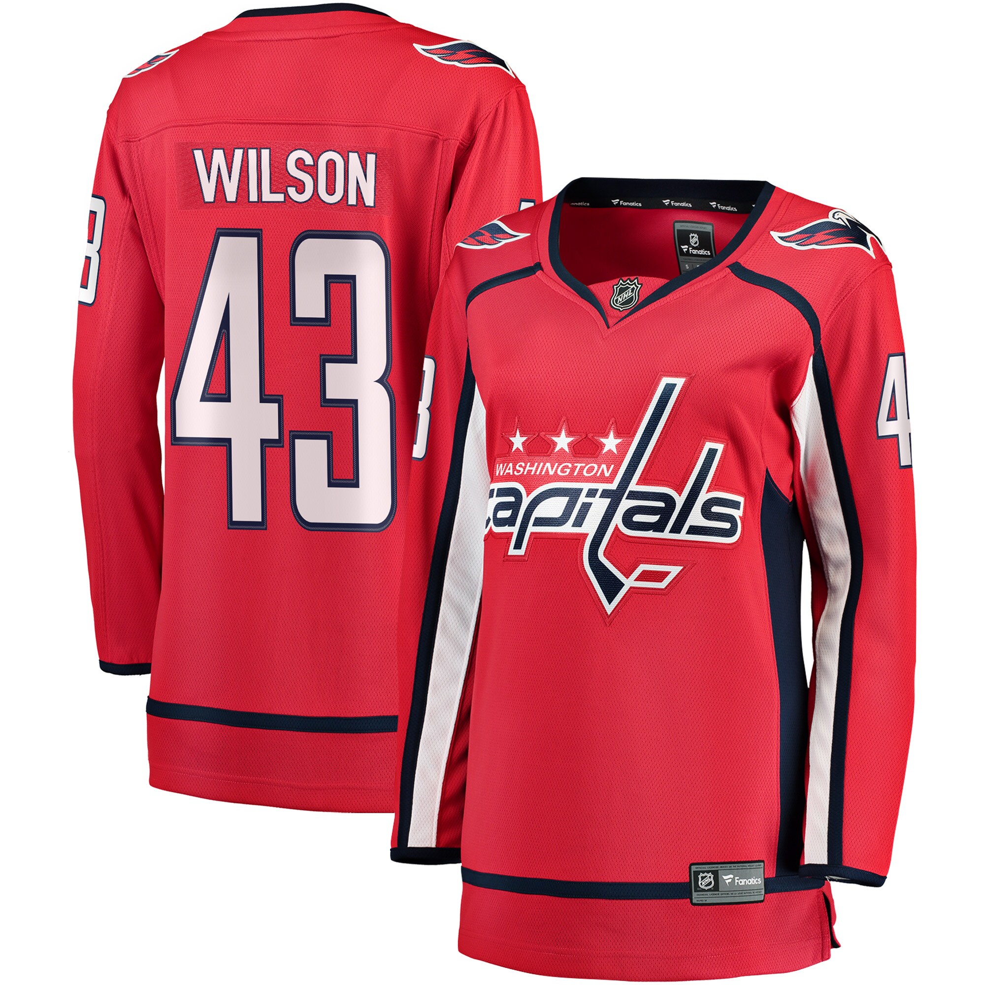 Women's Washington Capitals Tom Wilson Red Breakaway Player Jersey