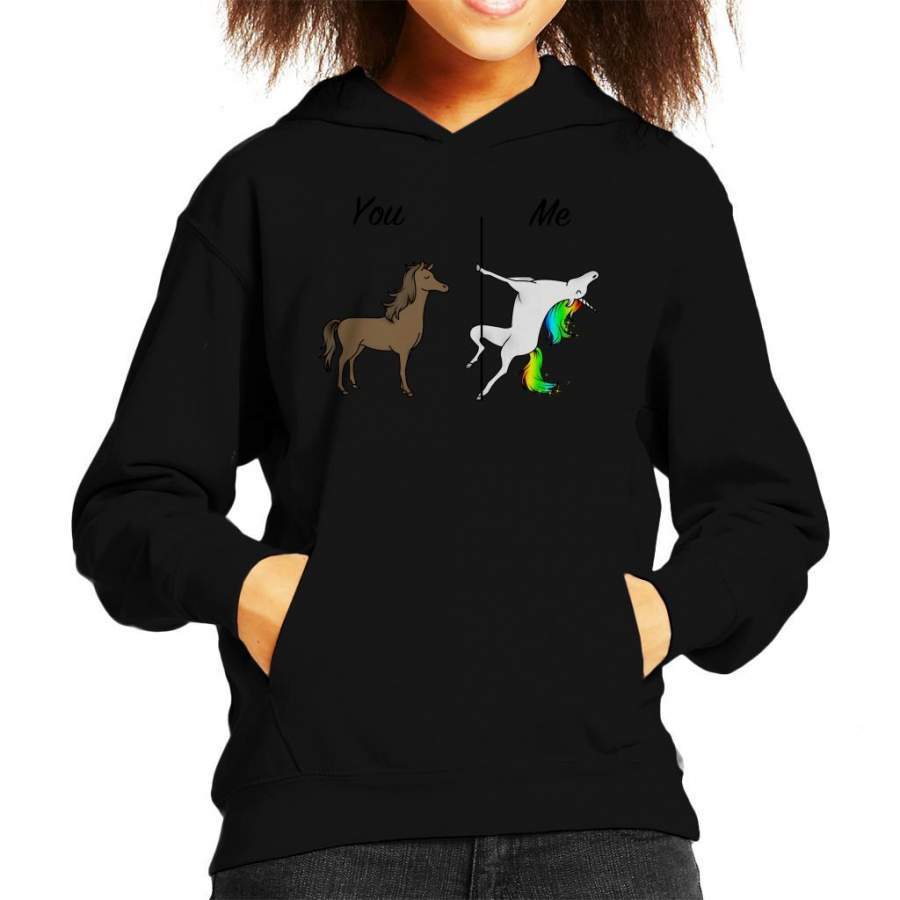 You Me Horse And Unicorn Kid’s Hooded Sweatshirt