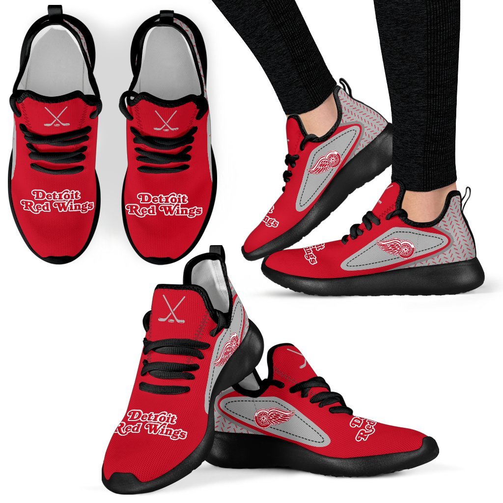 Colorful React Detroit Red Wings Mesh Knit Sneakers