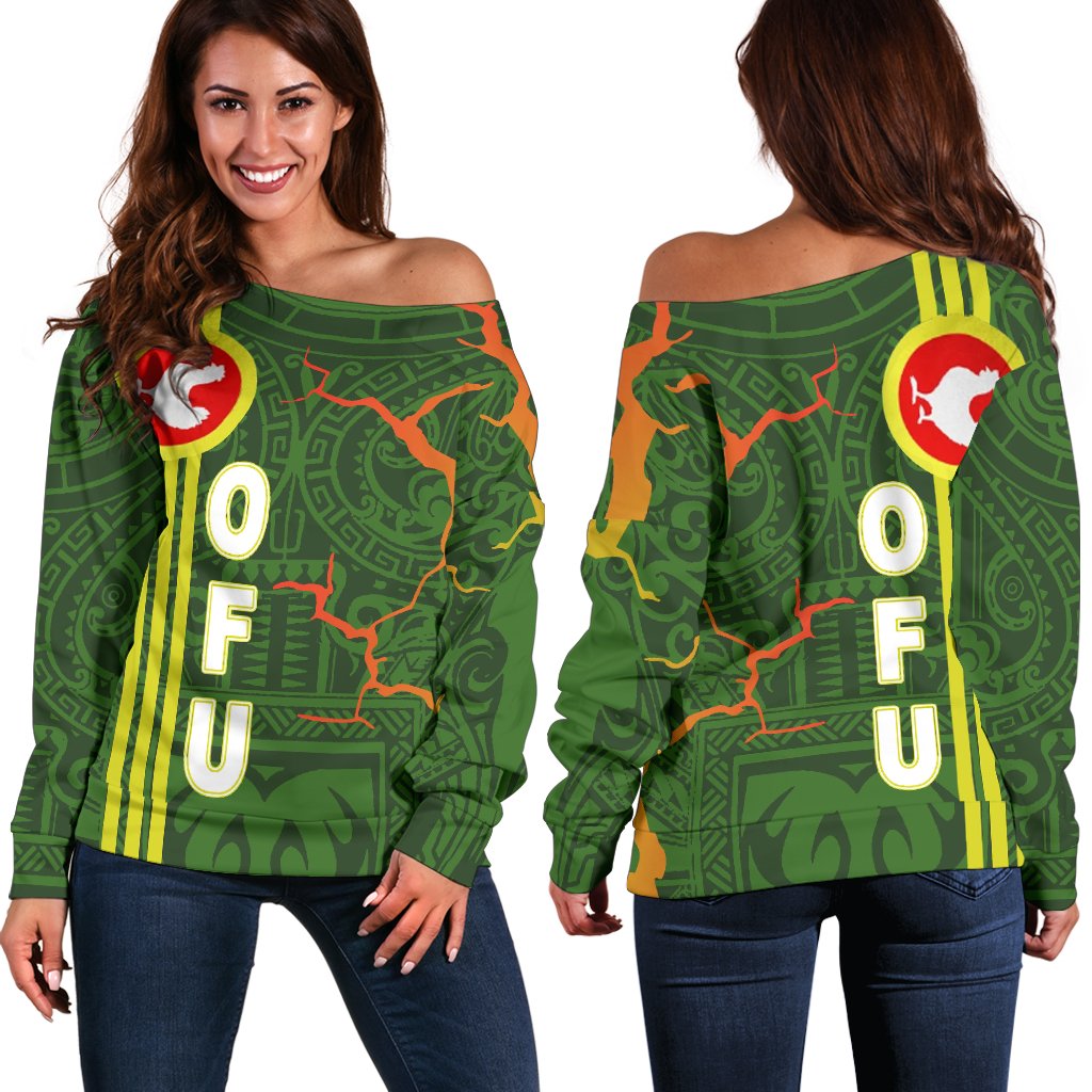 American Samoa Polynesian Ofu Manu’a Islands Group Volcanic Shoulder Sweater