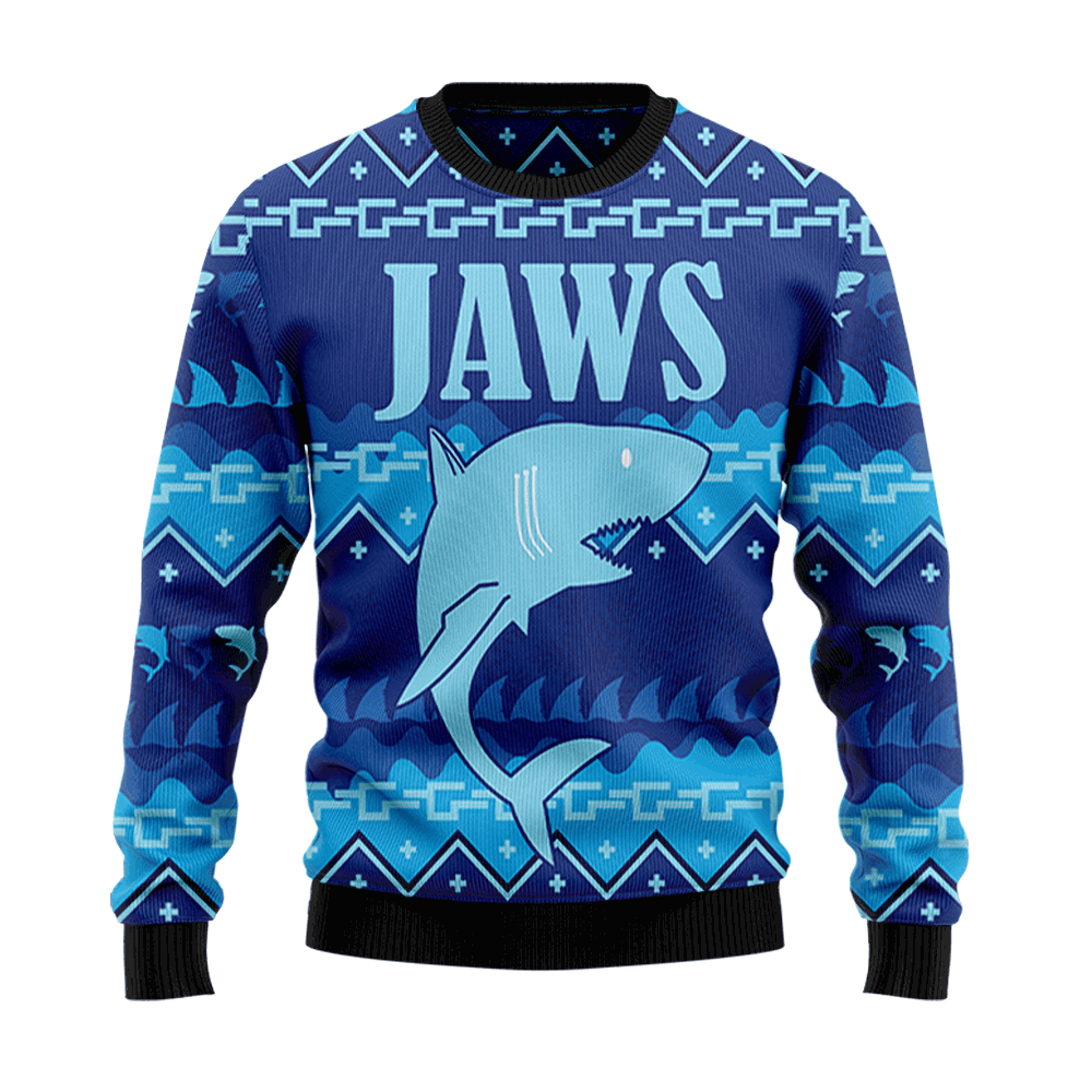 Shark Jaw 9Basic Christmas Sweater