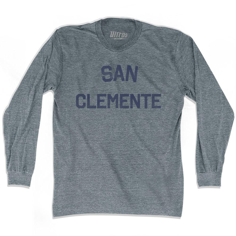 California San Clemente Adult Tri-Blend Long Sleeve Vintage T-shirt