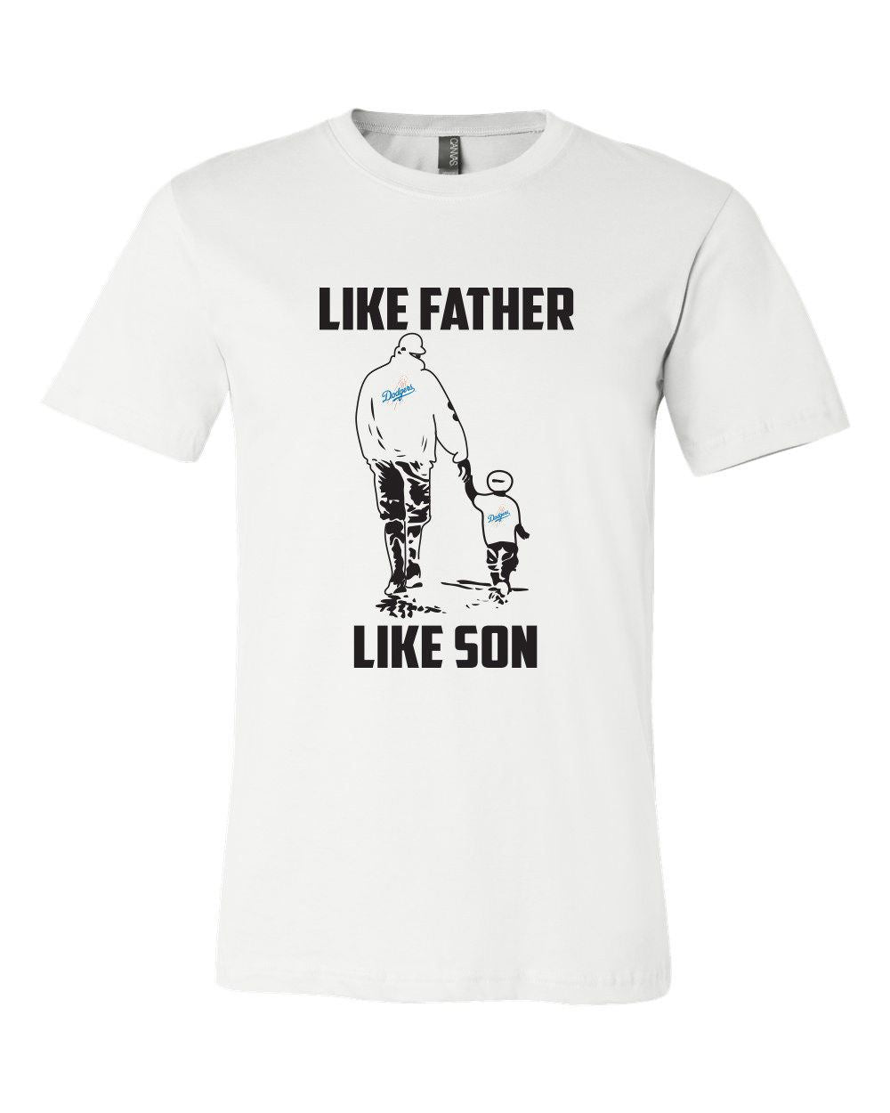 Los Angeles Dodgers Like Father Like Son T Shirt Adult And Youth!