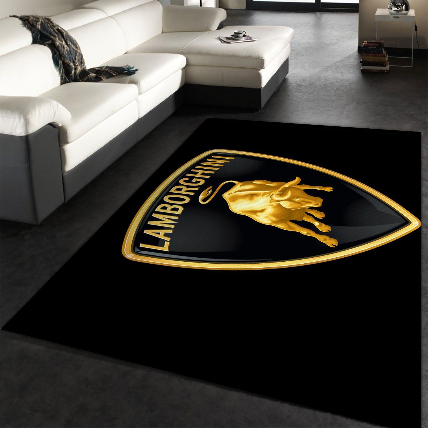 Lamborghini Logo SuperCars Area Rugs Living Room Carpet FN131205 Local Brands Floor Decor The US Decor