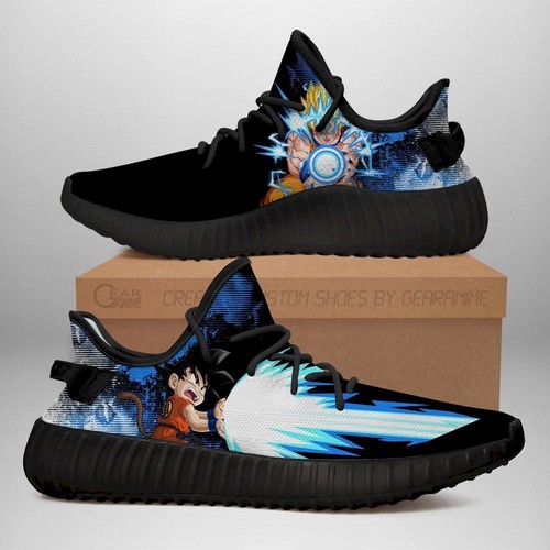 Best Goku Kamehame Yeezy Shoes Dragon Ball Z Anime Sneakers Fan Gift M