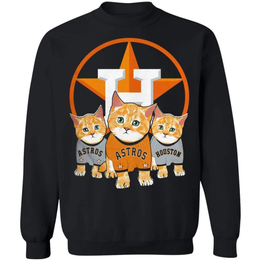 Cat Houston Astros Sweatshirt – Moano Store