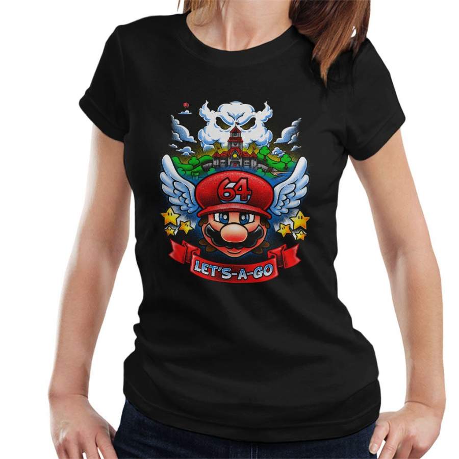 Super Mario 64 Tribute Colour Women’s T-Shirt