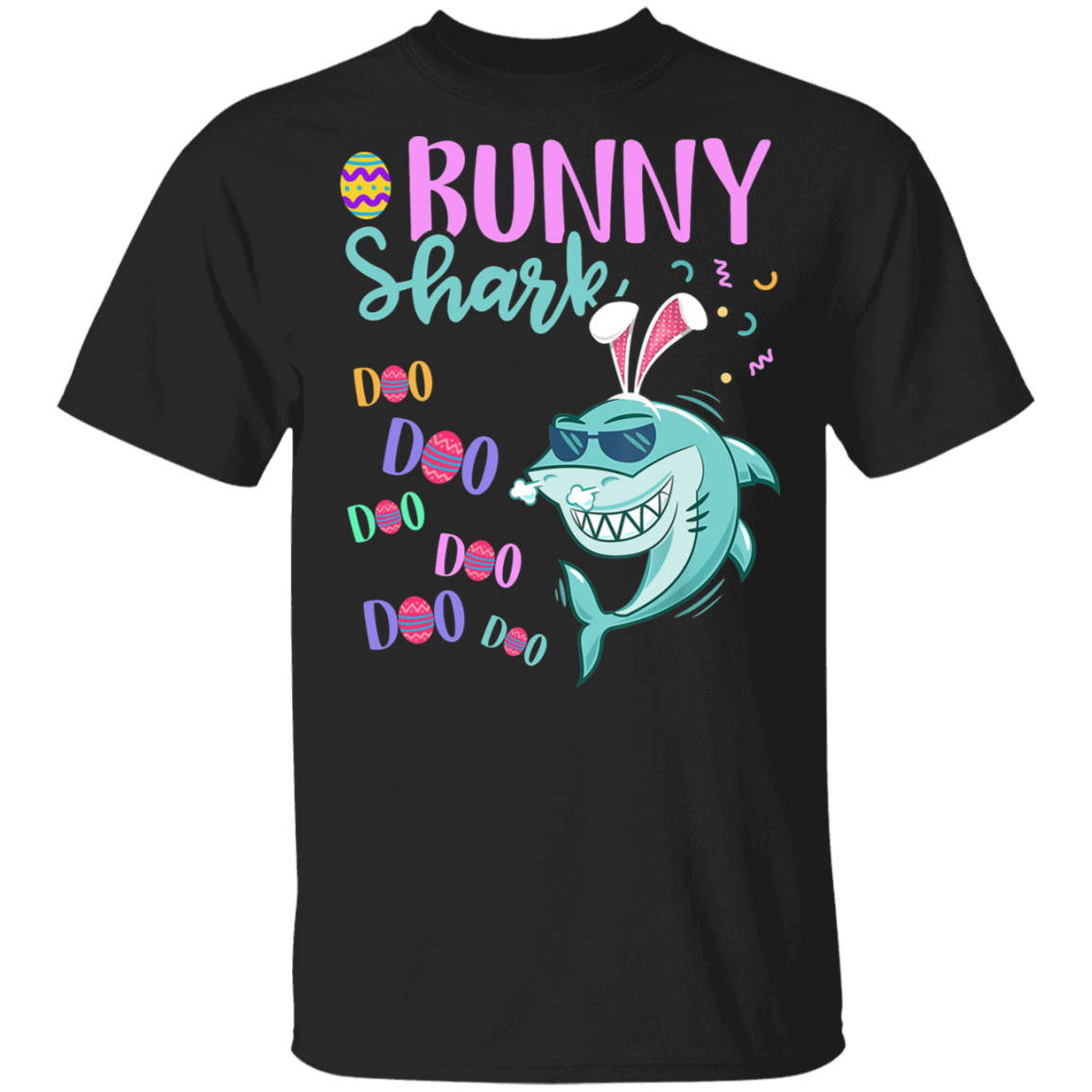 Bunny Shark Doo Doo Shirt Boys Easter Shirt Good Friday Easter Gift For Kids