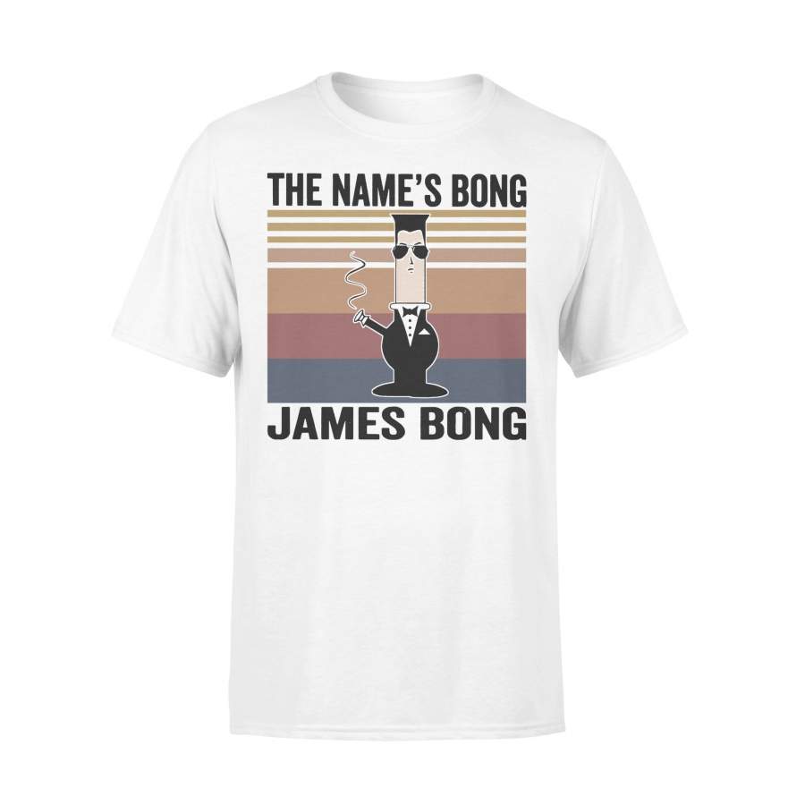 The Name’s Bong James Bong Vintage Retro T-shirt