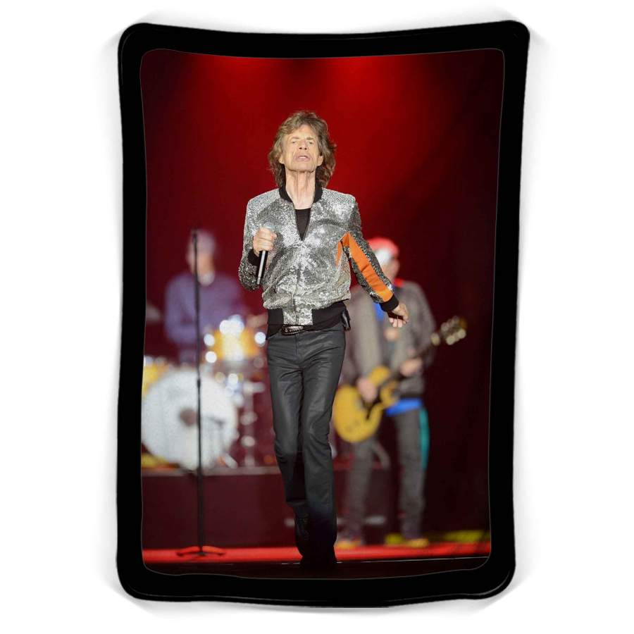 The Rolling Stones Concert Fleece Blanket