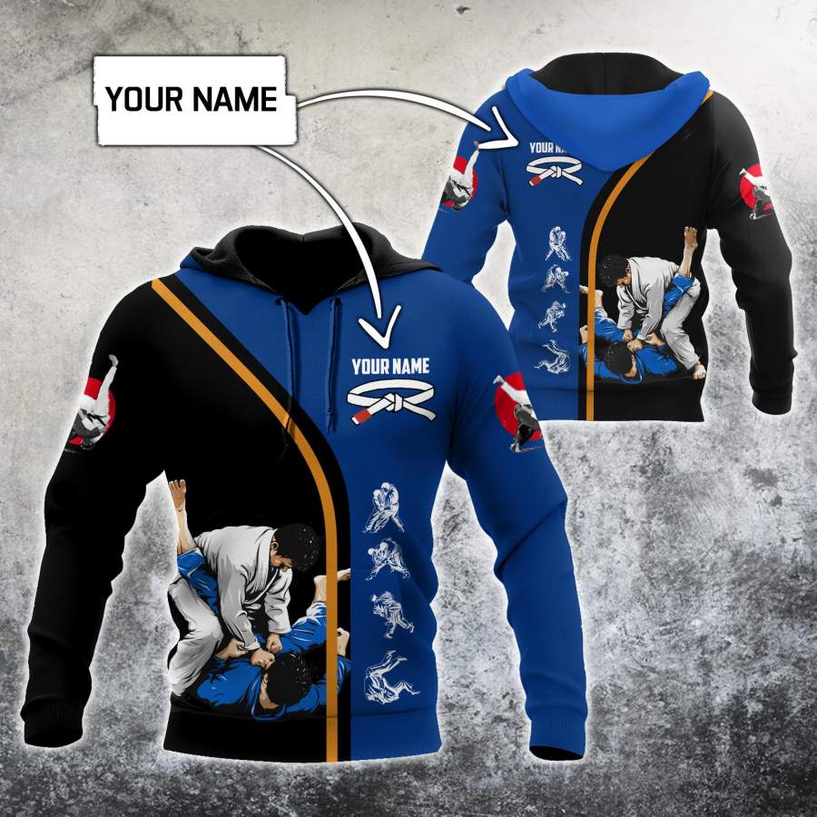 Customize Name Jiu Jitsu Hoodie For Men And Women V2 3D Shirt