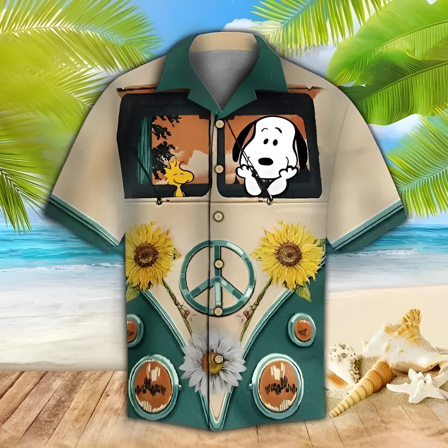 Pn S22 Tropical Hawaii Shirt Beach Short S180803