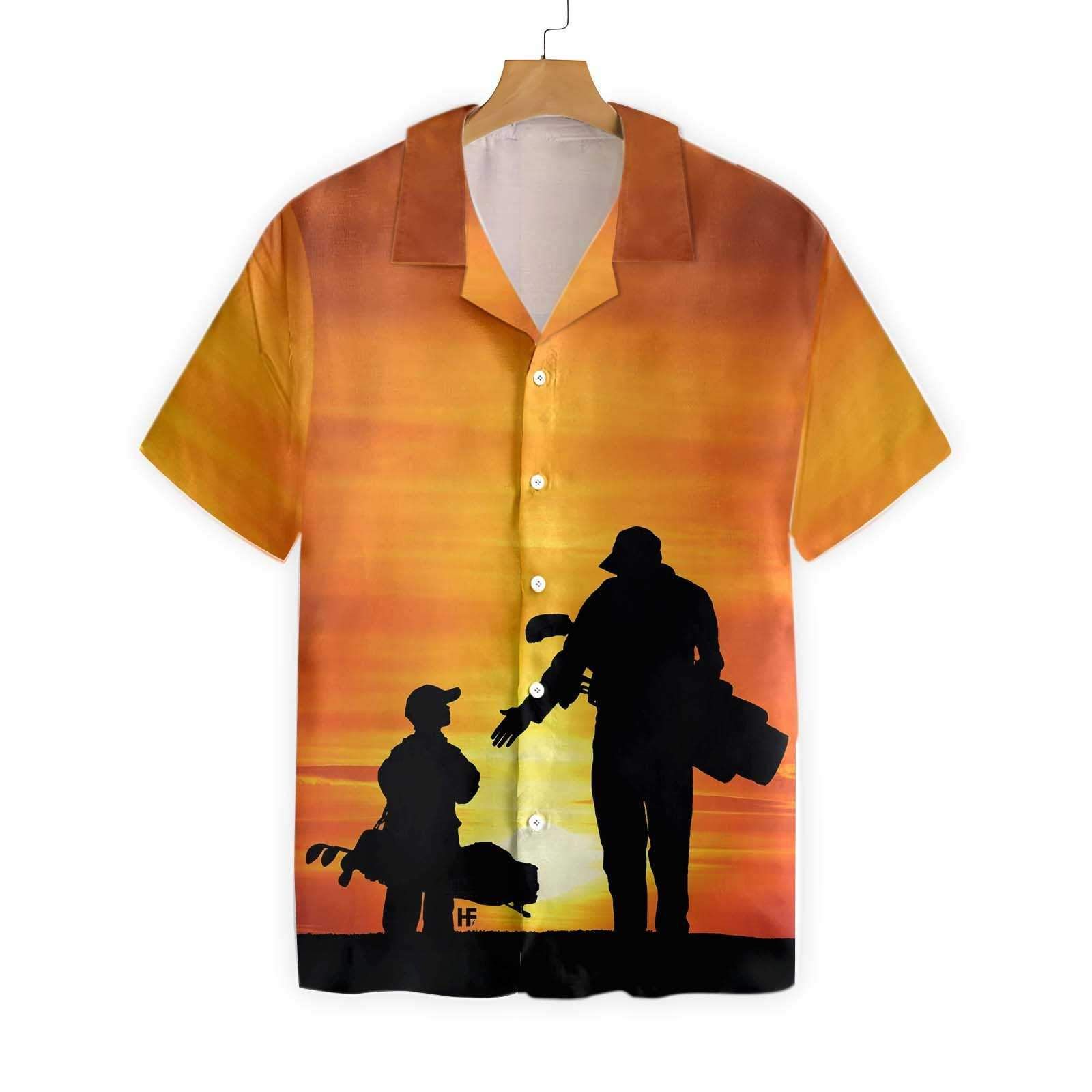 Son And Dad Playing Golf 0401 Hawaii Shirt Ha6819