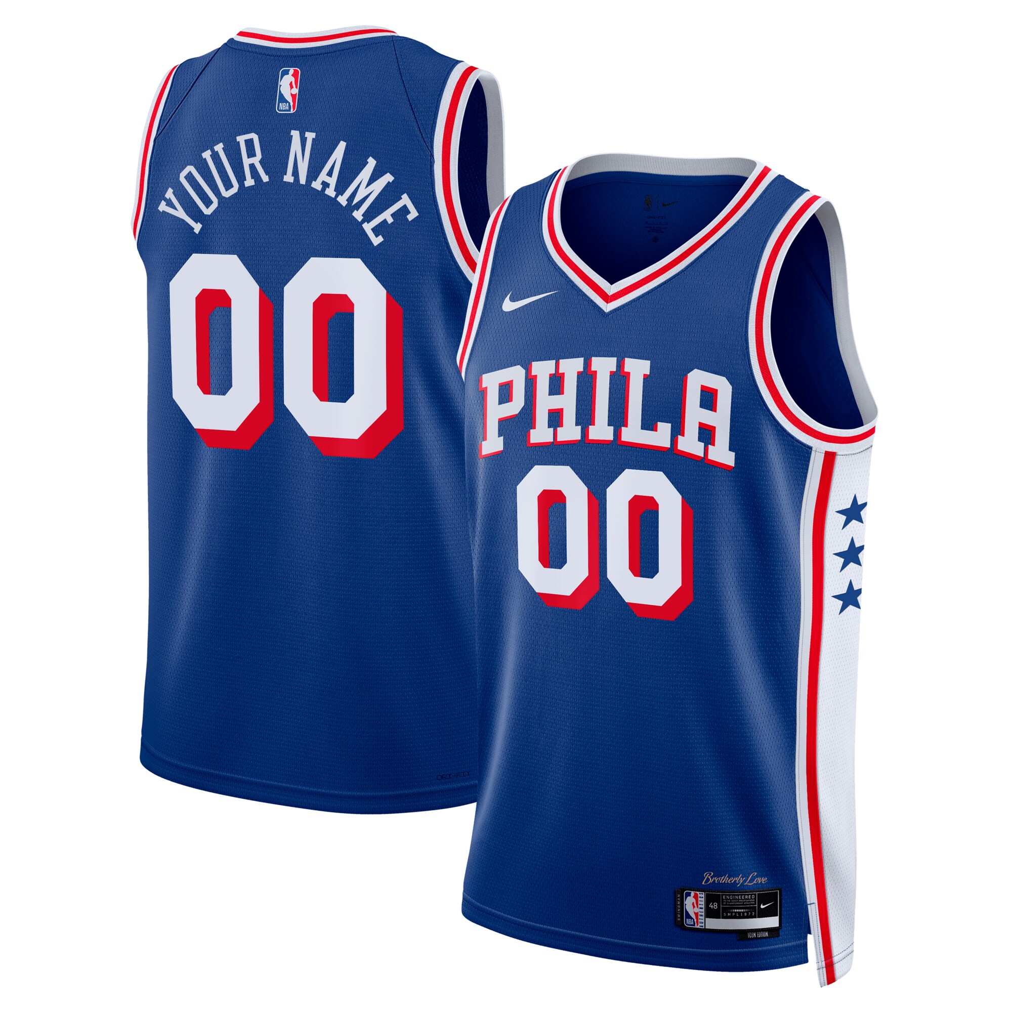 Philadelphia 76ers Icon Swingman Jersey – Custom – Unisex