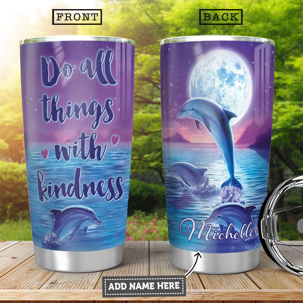 Dolphin Personalized Hha1410019 Stainless Steel Tumbler