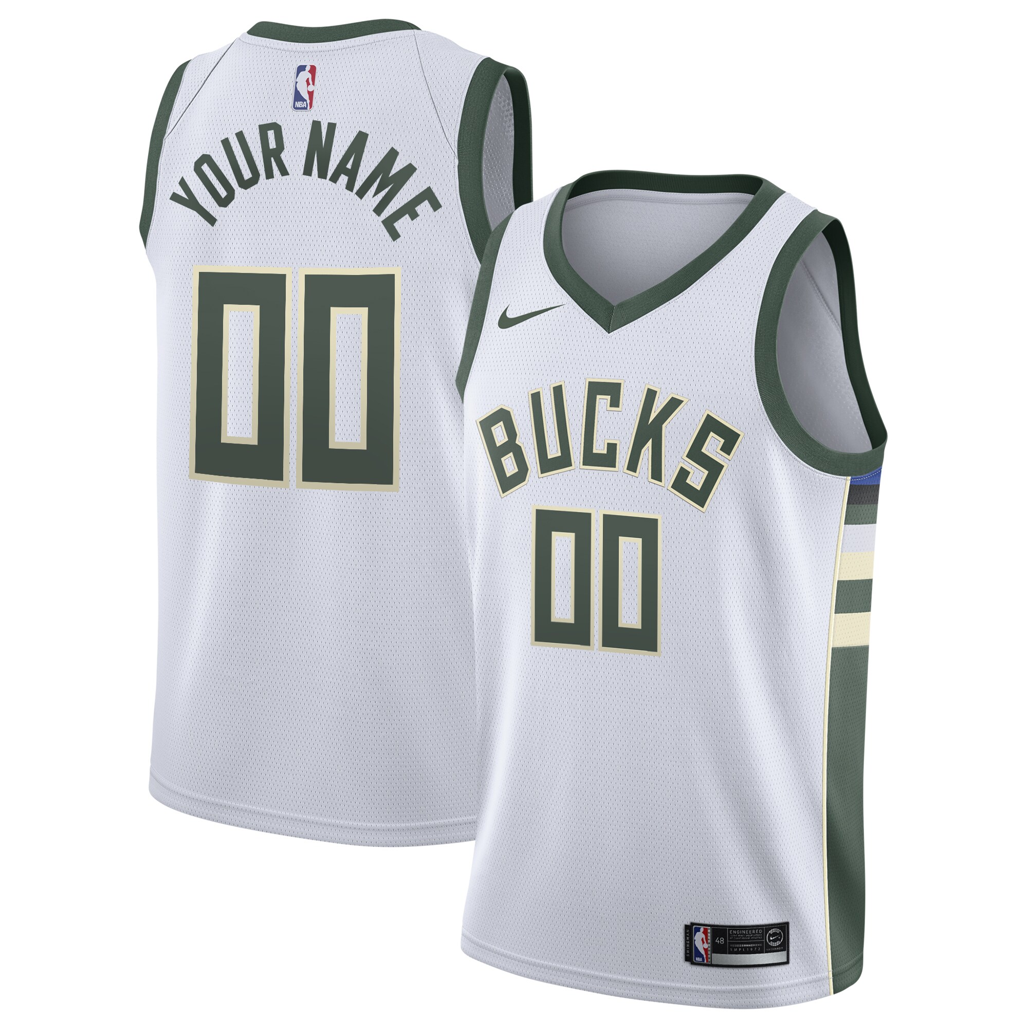 Milwaukee Bucks Association Swingman Jersey – Custom – Youth