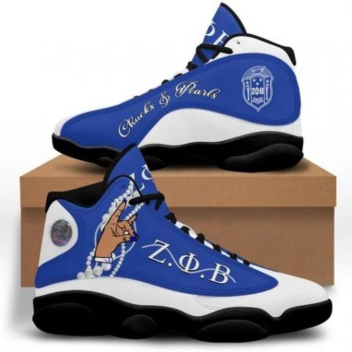 Zeta Phi Beta Chucks & Pearls Sneakers