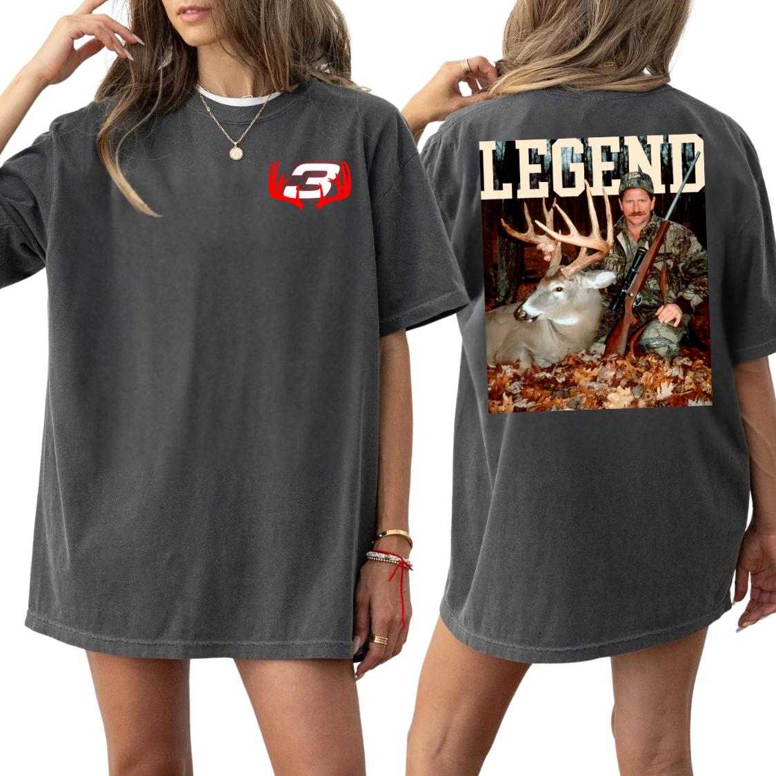 Arrivals Old Row Dale Earnhardt Buck Hunter T-Shirt, Legend Letter Print Graphic Tee Old Row Dale Earnhardt r, Unisex Tee Breathable Drawstring Oversized Prints Statement Tops