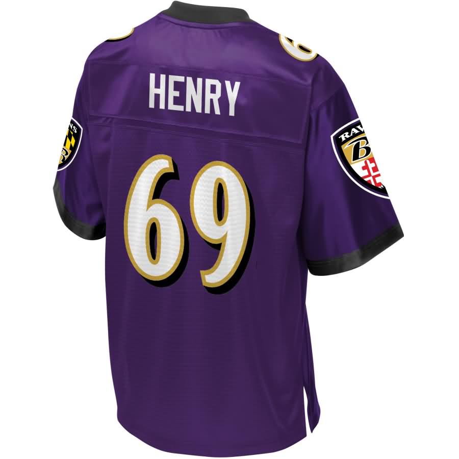 Willie Henry Baltimore Ravens NFL Pro Line Player Jersey – Purple