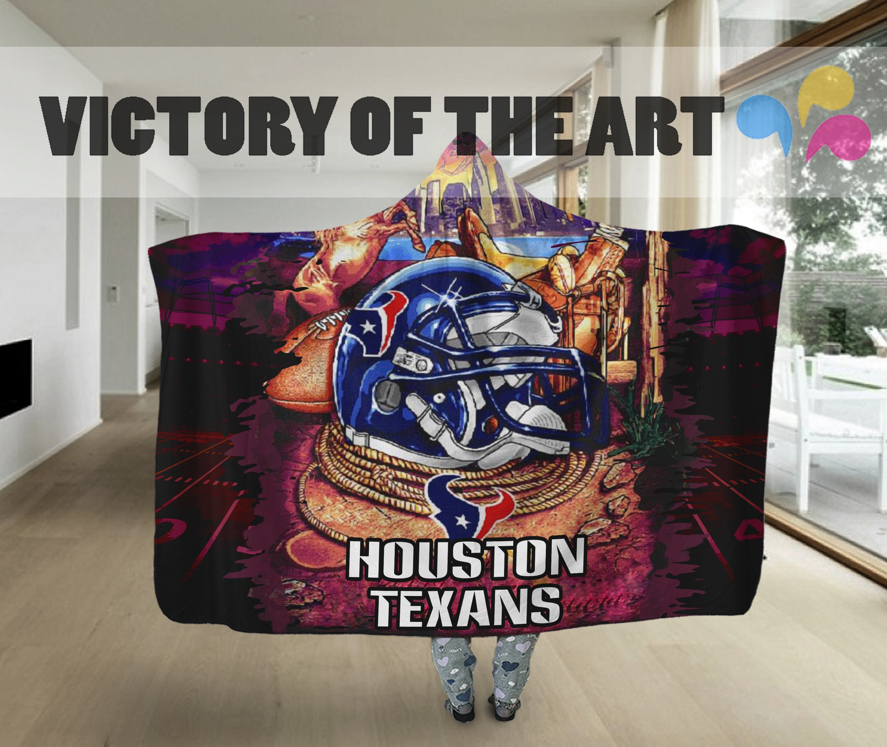 Special Edition Houston Texans Home Field Advantage Hooded Blanket