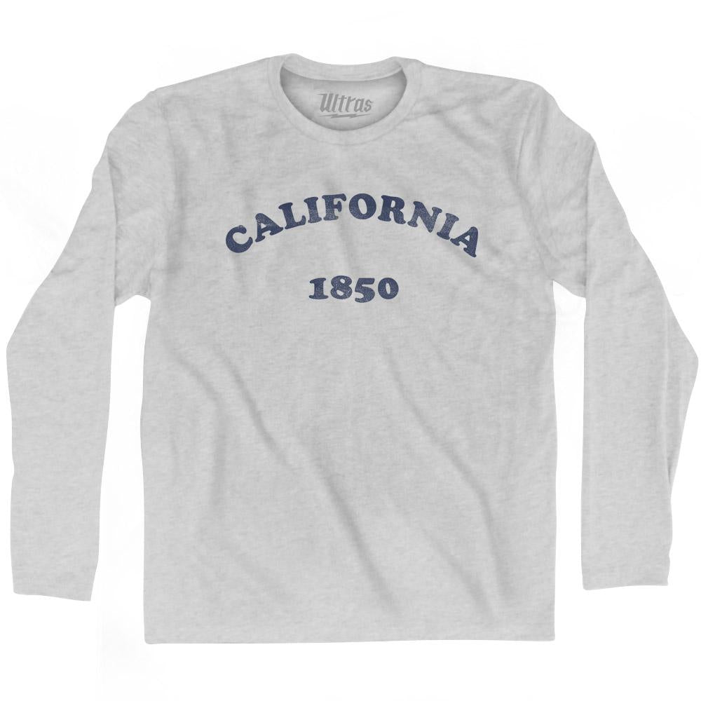 California State 1850 Adult Cotton Long Sleeve Vintage T-shirt