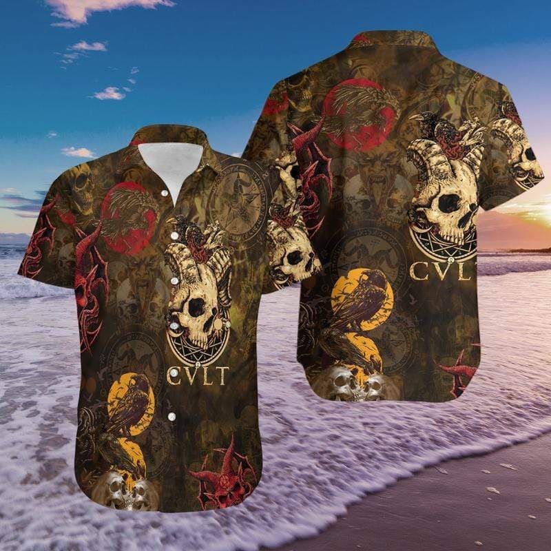 Shop Honor Satan Hawaii Aloha Shirts Ha15417