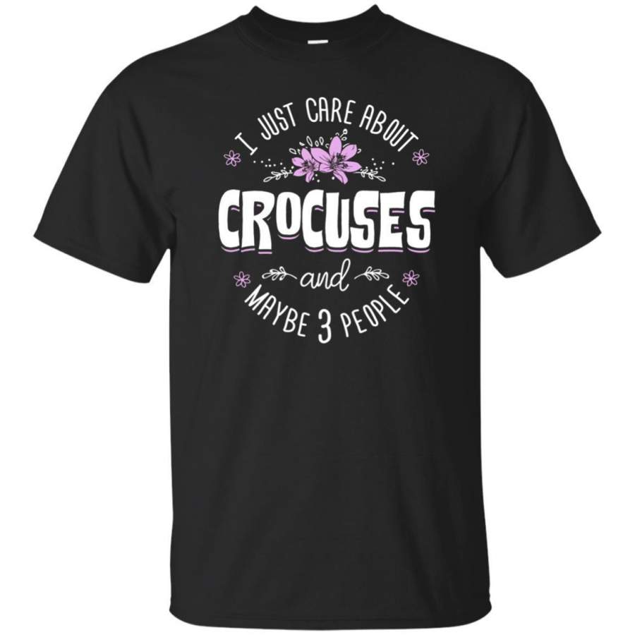 AGR Crocuses T-shirt – I Just Care About Crocuses