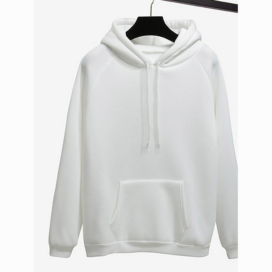 Solid Colored Hoodie – Hooded Basic Pullover
