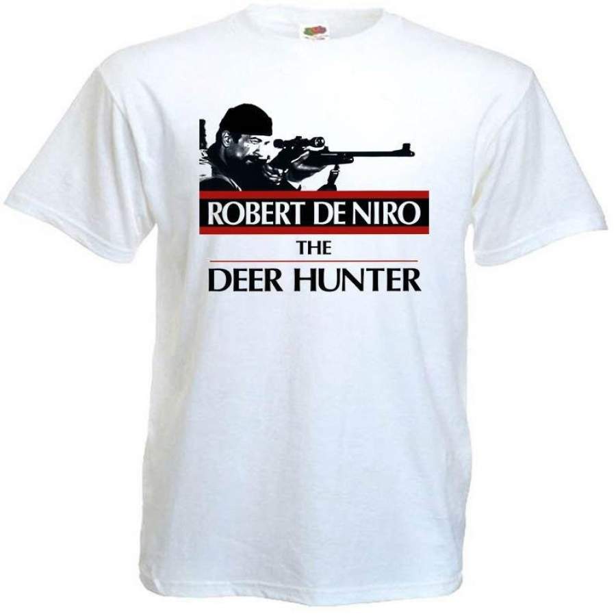 The Deer Hunter V5 T Shirt White Movie Poster