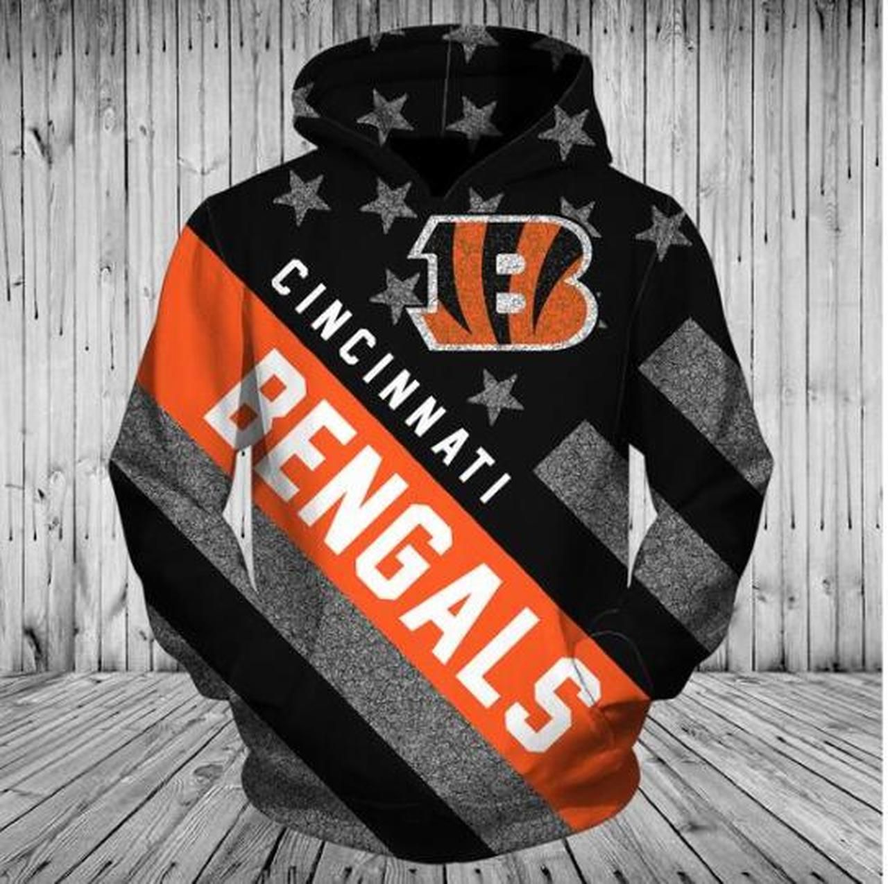 Cincinnati Beagals American Flag Hoodie 3D Zip Hoodie Cincinnati Beagals Hoodie 3Dshirt Cincinnati Beagals 3D Hoodiehoodie Zip 3D V22886