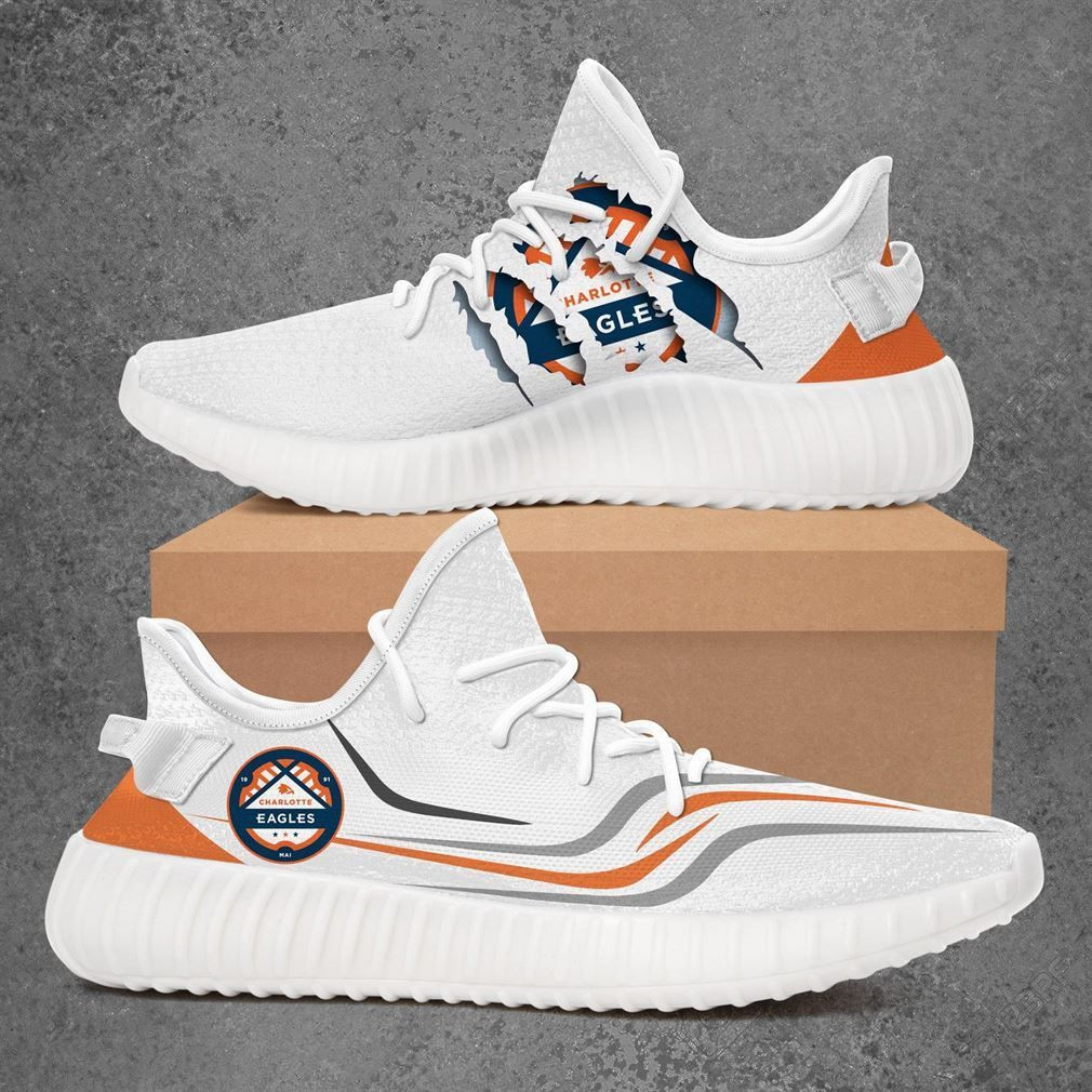 Charlotte Eagles Usl League Yeezy Sneakers Sport Teams Top Branding Trends Custom Perfect Gift For Fans Shoes Yeezy Sneakers H99