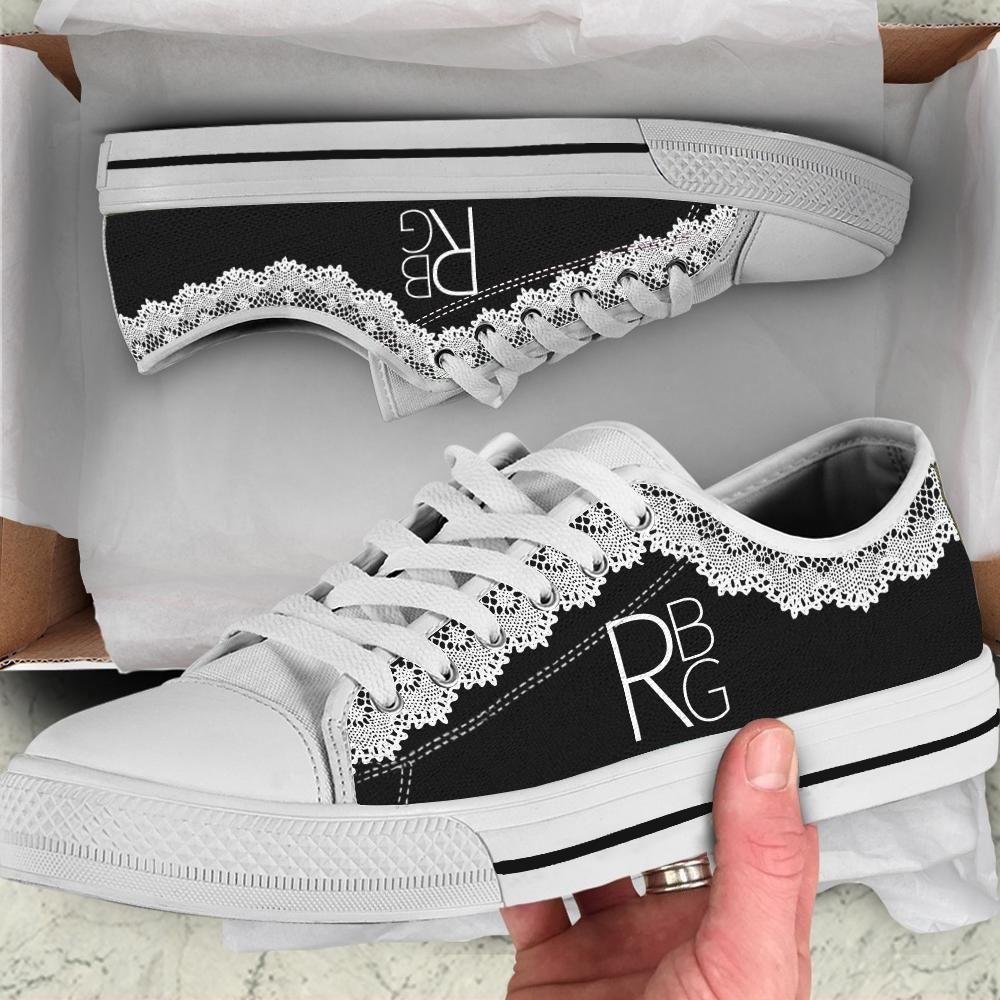 RBG White Collar Low Top Shoes For Men and Women