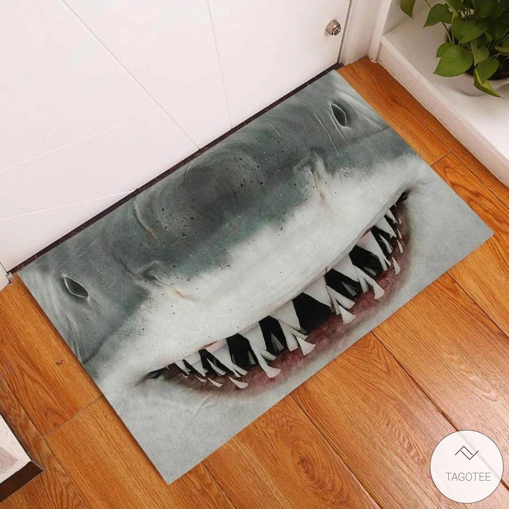 Sharks Face 3D Doormat