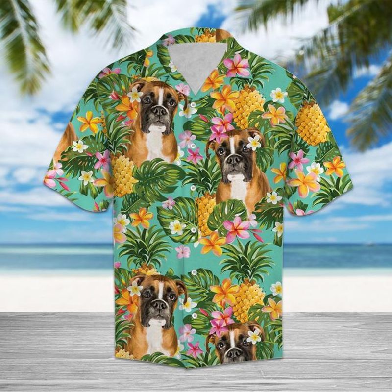 Pineapple Boxer Colorful Unique Design Unisex Hawaii Shirt For Men And Women Ha33748