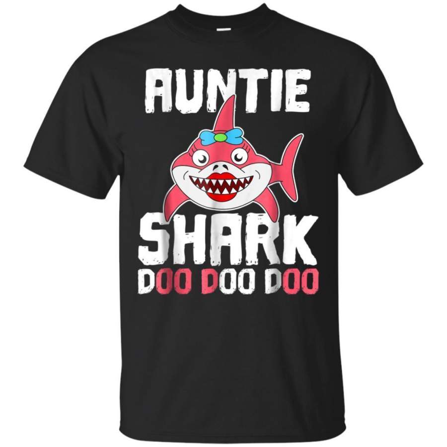 AGR Auntie Shark Tshirt Doo Doo Doo Tshirt Jaq T-shirt